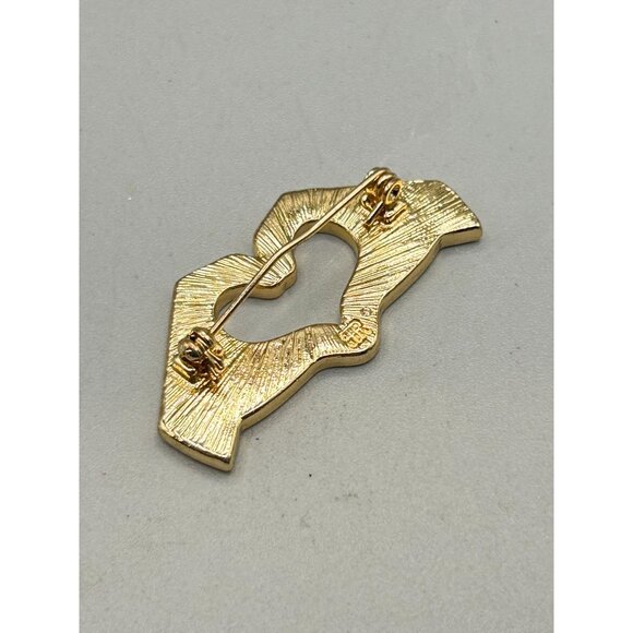 Love Pride Rainbow Pin Brooch Tack Pin Colorful Enamel Hands Heart Shaped - Picture 5 of 7